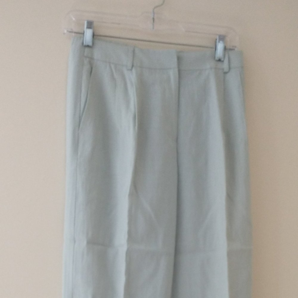 Talbots Never Worn Light Blue Linen Pants, size 2, lined